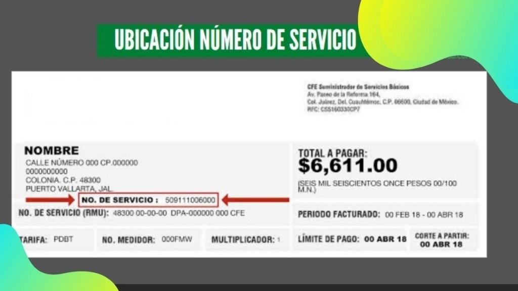 numero de servicio