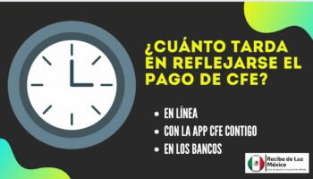 cuanto tarda el pago en cfe