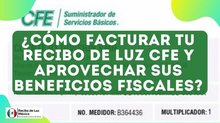 facturar recibo luz cfe
