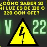 ¿Cómo saber si mi luz en casa es de 110 o 220 con CFE?