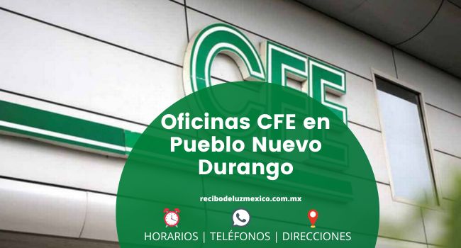 Oficinas CFE en Pueblo Nuevo