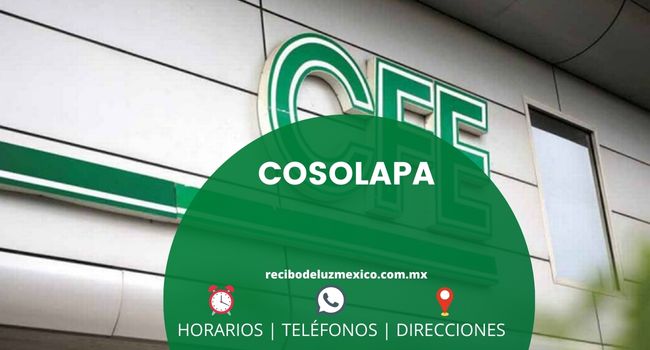 Oficinas CFE en Cosolapa