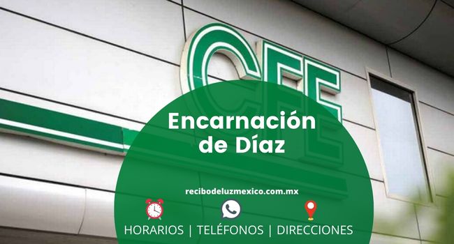 Oficinas CFE en Encarnación de Díaz