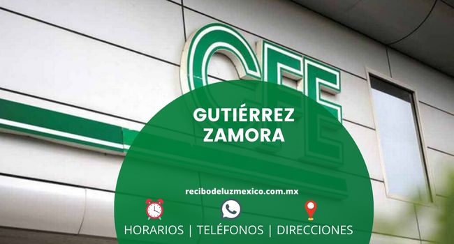 Oficinas CFE en Gutiérrez Zamora
