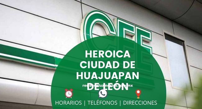 Oficinas CFE en Huajuapan de León