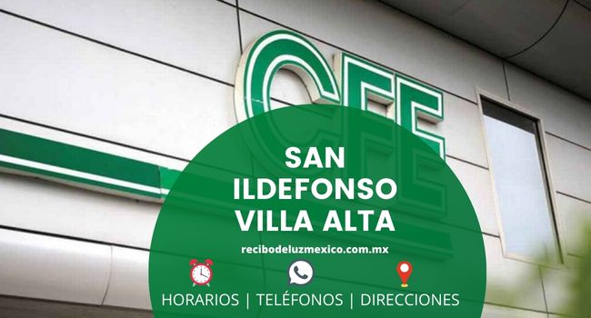 Oficinas CFE en San Ildefonso Villa Alta