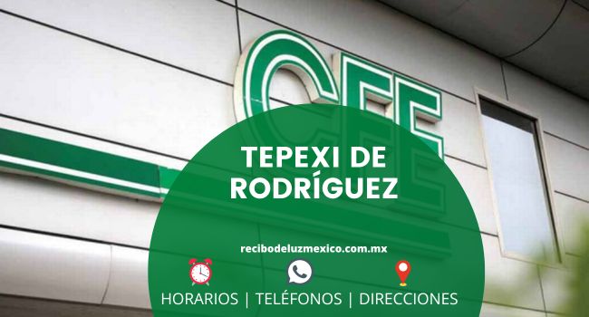 Oficinas CFE en Tepeji de Rodríguez