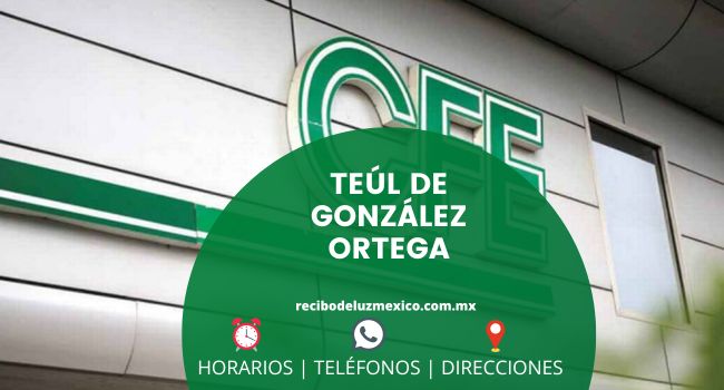 Oficinas CFE en Teúl de González Ortega