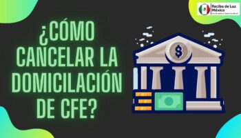 cancelar domiciliacion cfe