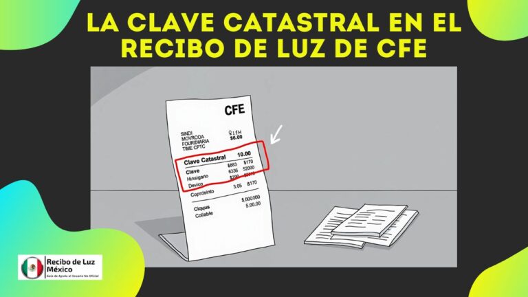 clave catastral recibo de luz cfe